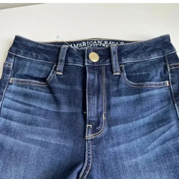 American Eagle 360° Super Stretch Hi Rise  Dark - Picture 7 of 10